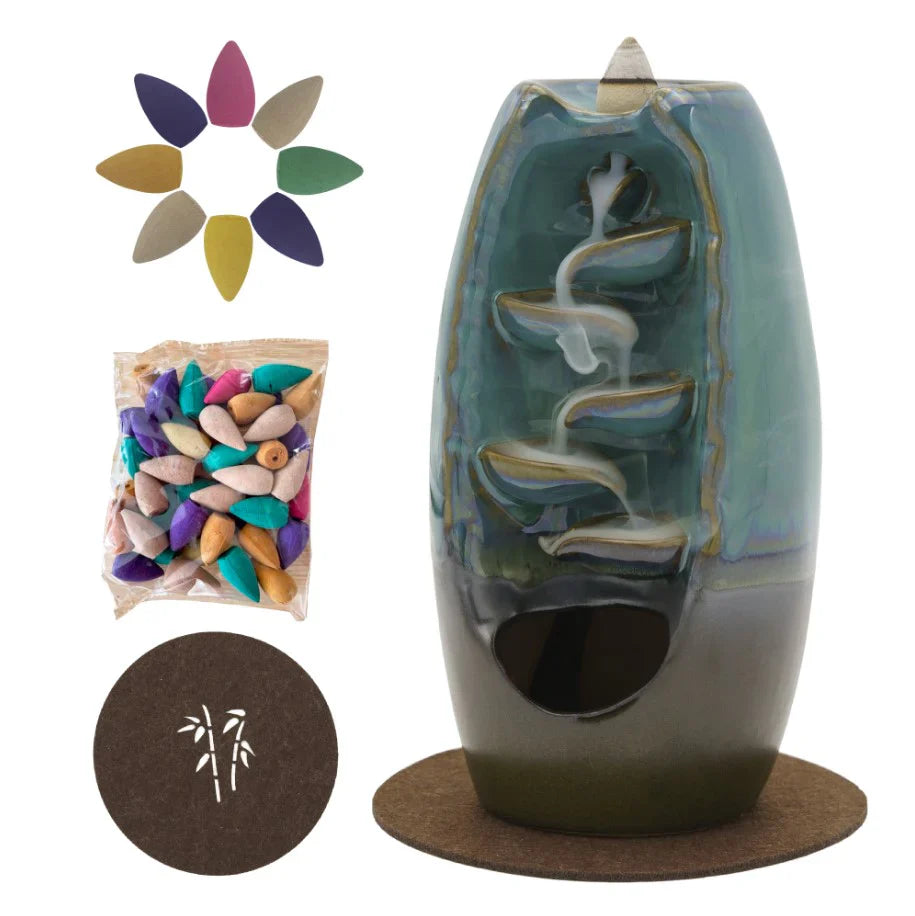 SereneFlow™ – Fontaine relaxante pour soulager le stress + 50 cônes OFFRES
 ⭐⭐⭐⭐⭐